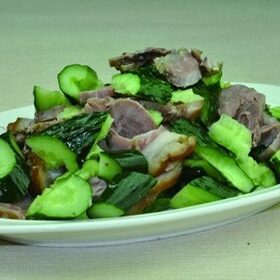 Салат "Рулька с огурцом" (2)