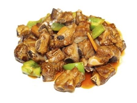 Ребра свиные тушеные со сладким перцем (28)